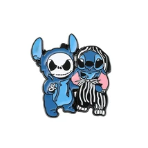 Stitch Lapel Pins for Backpack Accessories Cartoon Lilo Stitch -Anime Br... - $1.68