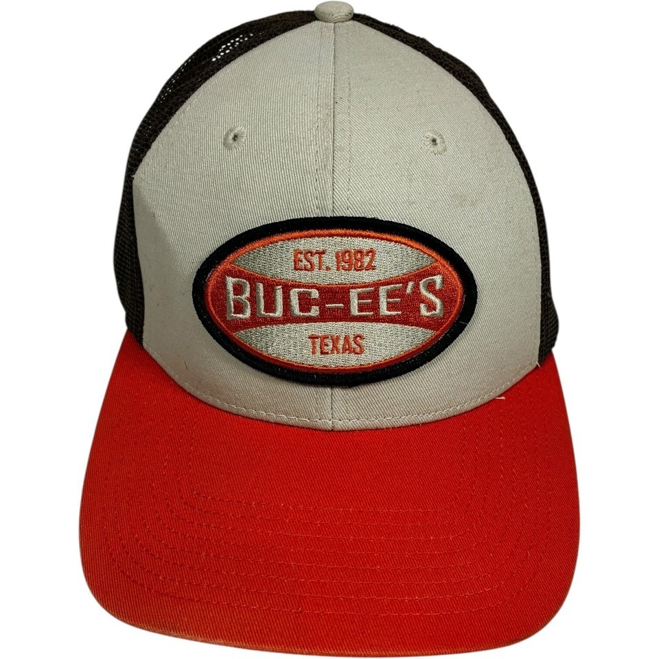 Bucee&#39;s Texas Snapback Trucker Hat Mesh Back Snapback Patch Logo Cap - $16.19
