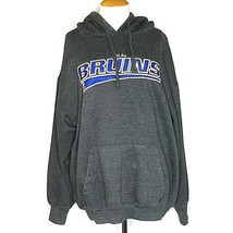 Vintage UCLA Bruins XL Hoodie Sweatshirt Football Dark Gray Front Pocket Cadre - £19.08 GBP