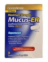 GoodSense Maximum Strength Chest Congestion and Mucus Relief Guaifenesin... - £14.23 GBP