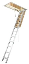 Keller® 22.5W x 8&#39;-10&#39;H Type IAA Aluminum Universal Attic Ladder - 375 l... - £282.39 GBP