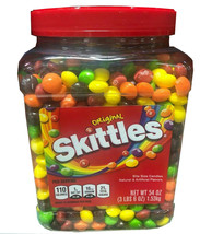  Skittles Original Fruity Candy Jar 54 oz  - £12.77 GBP