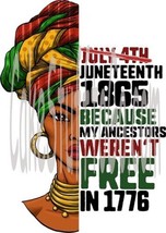 Afro Woman Juneteenth Day  Edible Cake Topper Decoration - £10.38 GBP