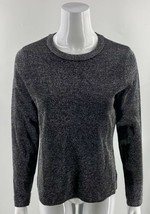 Superdry Sweater Size Large Black Silver Sparkly Allover Pullover Womens - £19.73 GBP