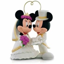 Hallmark Ornament 2015 Disney Micky and Minnie I Do Times Two - Wedding - $29.91