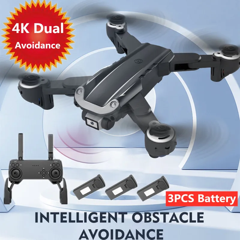 Intelligent Obstacle Avoidance Drone 4K HD Dual Camera Optical Flow  - £78.56 GBP+