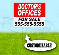 Doctor&#39;s Offices For Sale Custom 18x24 Yard Sign With Stake Bandit Realty - £22.56 GBP+