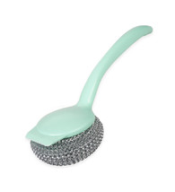 All Pure Cleaning Dish Scrubber with Scraper - £3.11 GBP