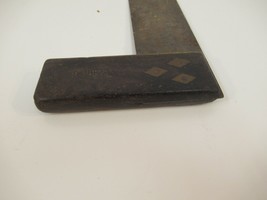 Try Square Architecture Tool Drafting Brass Rosewood Humber Right Angle MCM VTG - £14.52 GBP
