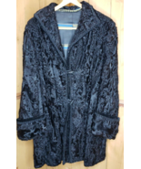 VTG 1940s 50s BROADTAIL SWAKARA KARAKUL ASTRAKHAN FUR Coat Silk Lined Ha... - €500,72 EUR