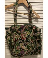 Vera Bradley Shoulder Bag in Retired Chelsea Green Pattern - £26.05 GBP