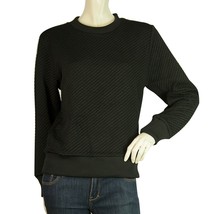 Surface to air Black Polyester Sweatshirt Long Sleeves Top Blouse size 36 - $98.01