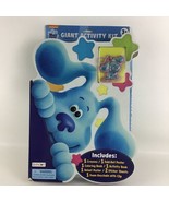 Blue&#39;s Clues Giant Activity Kit Poster Book Keychain Crayons Nickelodeon... - $32.42 CAD