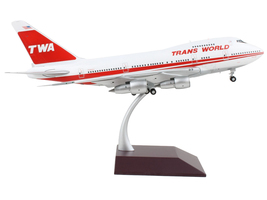 Boeing 747SP Commercial Aircraft &quot;TWA (Trans World Airlines)&quot; White with Red Str - $191.15