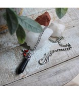 Black Obsidian &amp; Red Dragonfly Protection Charm - $19.95