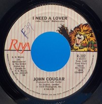John Cougar 45 I Need A Lover / Welcome To Chinatown VG++ A5 - $122.01 MXN