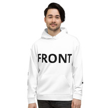 New Unisex Hoodie XS-6XL Pullover White with Black Lettering Long Sleeve... - $37.00+