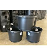 Lot of 10 POTS, Large 10 Gal Black Nursery Container with handles - £27.54 GBP