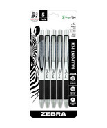 Z-Grip Flight Super Smooth Black Ballpoint Pen-5 pcs - $122.12 MXN