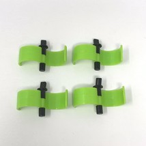 1995 Battledome Game Green Spinners Lot of 4 Parker Brothers Battle Dome Spares - $9.78