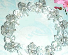 Clear Casual Crystal Charm Bracelet - $7.99