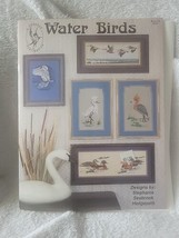 WATER BIRDS Cross Stitch Stephanie Seabrook Hedgepath Pegasus Leaflet 159 - $5.71