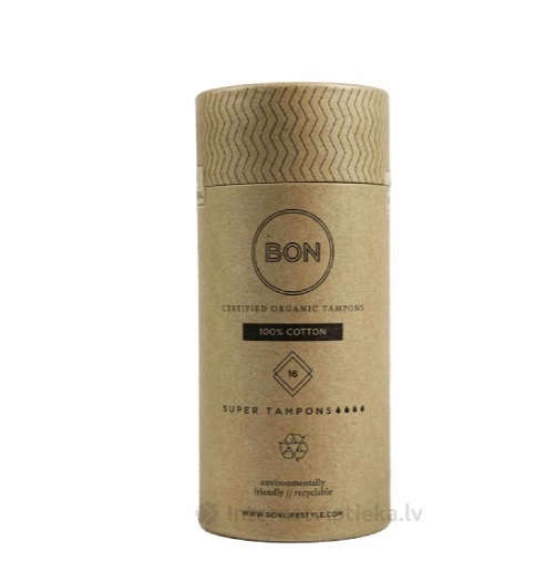 BON organic tampons Super, 16 pcs. - $13.77