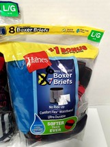 Hanes Boy's Boxer Brief Large 14-16 Tag less Comfort Flex Waistband 6 Pack - $13.37