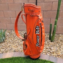 Power Bilt Louisville H&amp;B Orange Duro Bilt Golf Bag No Rain Cover - £92.99 GBP