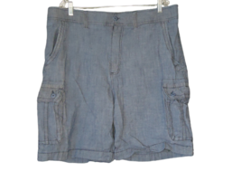 Foundry Supply Co. Flex Cargo Young Mens Denim Shorts Blue Mens Size 42 - £12.69 GBP