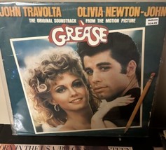 Grease Original Soundtrack Double LP Record 12” Vinyl Album 1978 Gatefol... - $24.75