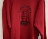 Starkweather Trading Company Wool Blend  Atlanta Mens XL Red Pullover Cr... - £8.92 GBP
