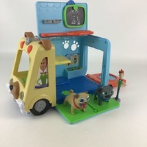 Disney Junior Puppy Dog Pals Awesome Care Bus Vehicle Mobile Vet Center Figures - £29.37 GBP
