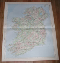 1955 Vintage Map Of Ireland / Scale 1:850,000 - $31.18