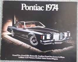 1974 Pontiac Brochure - NEW - All Models - $15.00