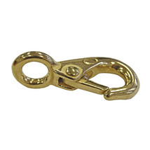 Brass Spring Lever Snap Hook 55mm - £24.81 GBP