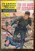 Classics Illustrated #98 The Red Badge Of Courage By S. Crane (Hrn 161) VG/VG+ - £10.25 GBP