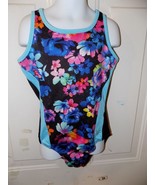 Justice Active Dance/Gymnastics Floral Print  Size 10 Girl&#39;s EUC - $29.60 CAD