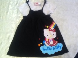 Girls-Size-4T-Hello Kitty dress-black. - £8.80 GBP
