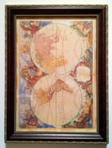French Royal Academy Old World Map - £36.38 GBP