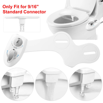 Cold Water Spray Bathroom Bidet  Self Cleaning Dual Nozzle Non-Electric ... - £43.47 GBP