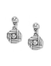 Brighton sonora flat disc earrings in Silver - size One Size - £23.80 GBP