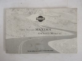 2001 Nissan Maxima Owners Manual [Paperback] Nissan - £11.47 GBP