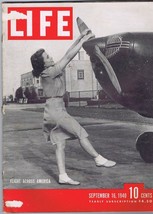 ORIGINAL Vintage September 16 1940 Life Magazine Flight Across America - £23.87 GBP