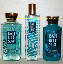 Bali Blue Surf Bath and Body Works Fine Fragrance Mist Body Lotion Shower Gel - £47.96 GBP