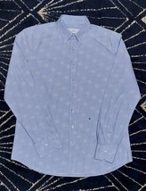 Carolina Herrera Light Blue Shirt CHHC Luxury Brand Long sleeves Down-Bu... - $81.42