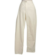 RALPH LAUREN Ivory Stretch Corduroy Premier Straight Slimming Fit Pants 20W - $59.99