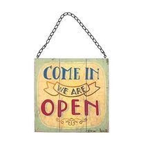 Jones Home and Gift Open Close Sign Metal Chain, Multi-Colour  - $20.00