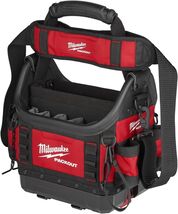 Milwaukee PACKOUT 9.8 in. W X 19 in. H Ballistic Tool Tote 35 pocket Bla... - $219.95