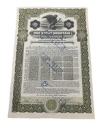 1943 ROCKY MOUNTAIN FUEL Co Bond Certificate Colorado Mining Scripophily... - $469.78 MXN